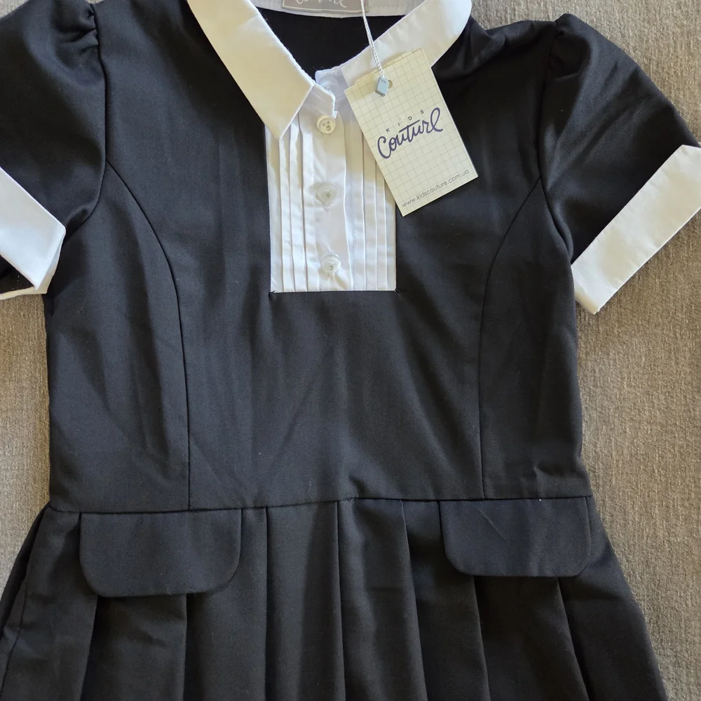 Chic Black and White Kids Formal Dress Nwt